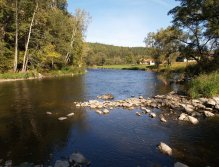 Vltava near Dívčí kámen