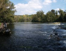 Ohře 8 under Nechranice dam