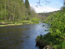 Vltava near Vyšší Brod