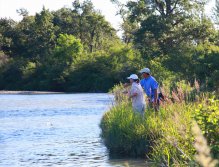 Stalking a rising trout