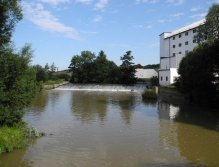 Mže - weir in Malesice