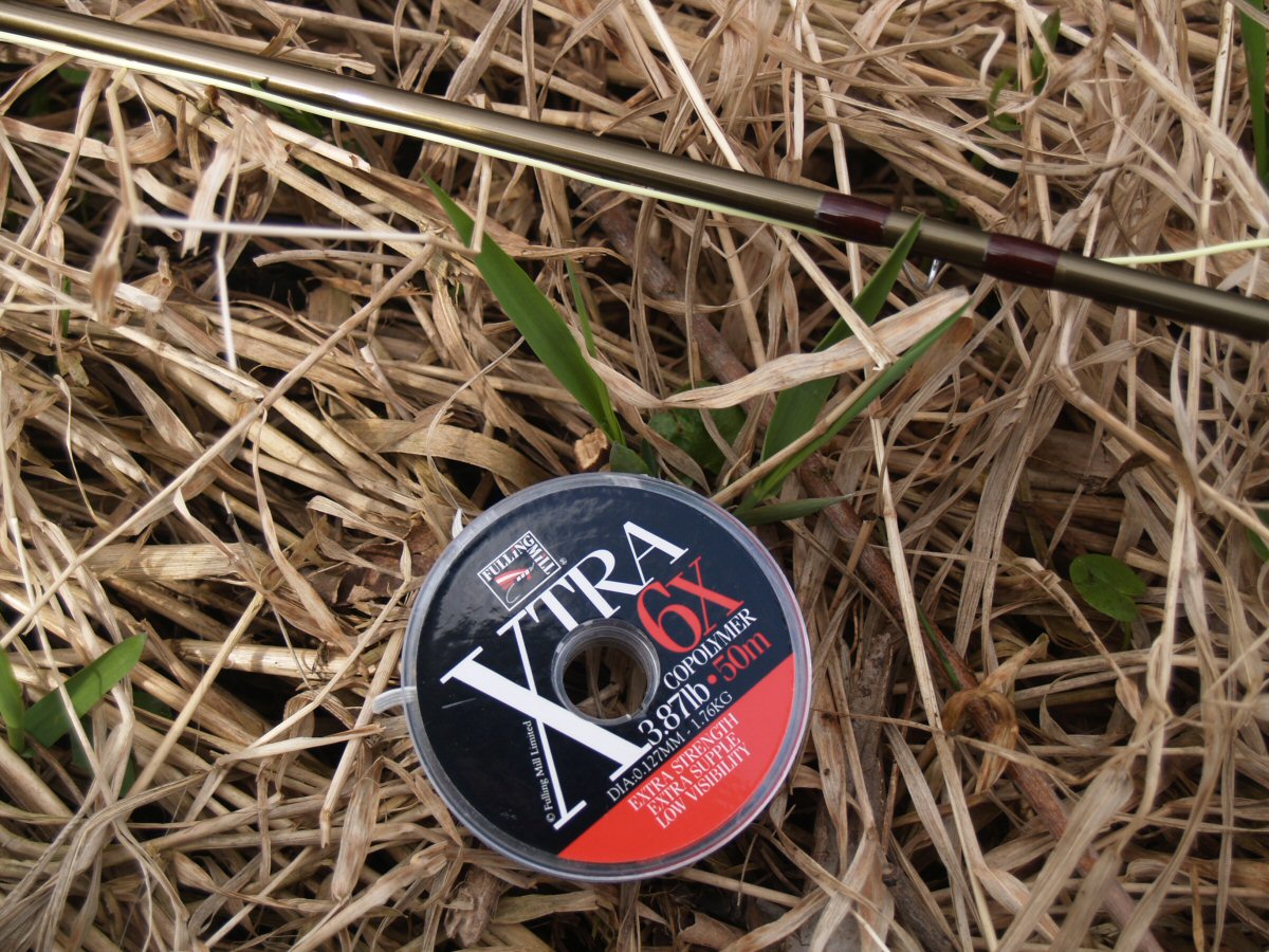 3 wt fly rod and 6X tippet