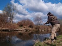 Early Spring Chub Fly Fishing
