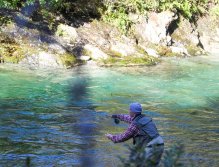 Backcountry fishing - Greenstone river
