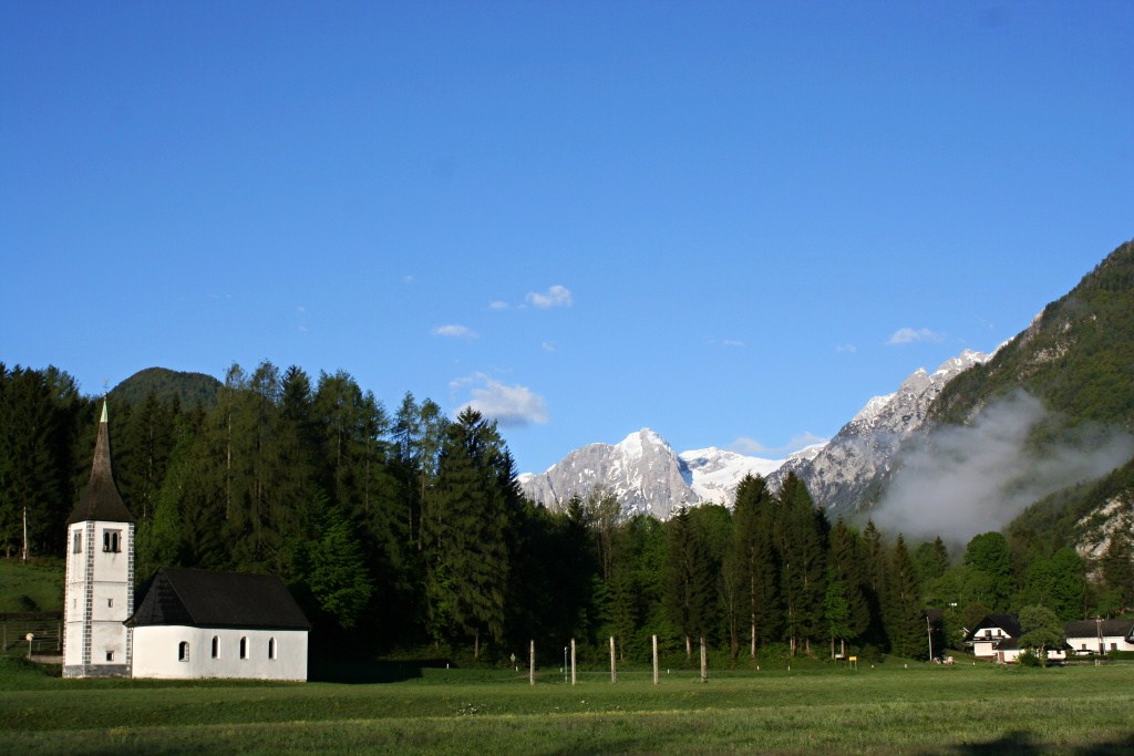 Slovenian morning landscape