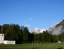 Slovenian morning landscape