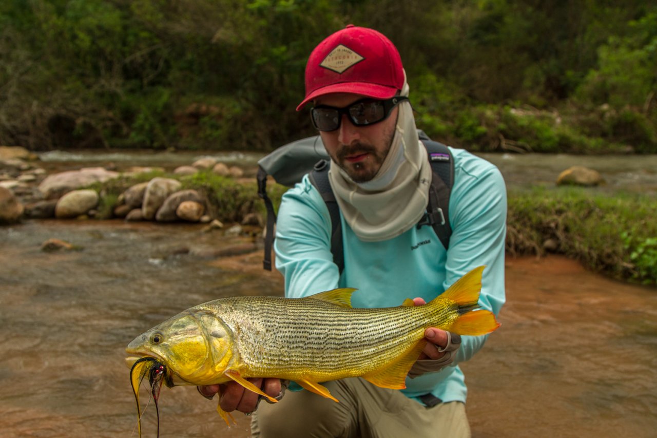 Jozef and his first Golden Dorado