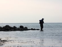 Evening streamer fishing