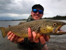 Zdenek and his golden sea trout