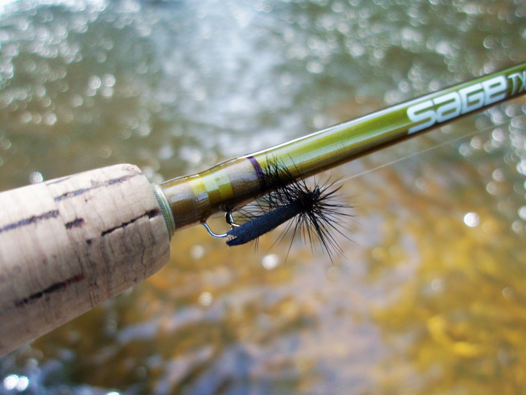 Caddis Black ready to action... Big fly, big fish!