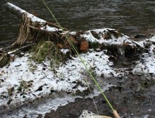 Nice part of the river - Time for fly gear posing.