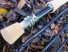 HQ designed aluminium reel seat and fighting but.