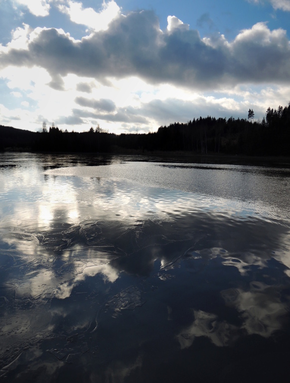 December - Ice on the water surface. The last days for fishing on stillwaters are here and there are not many!