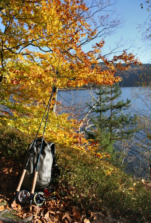 All is ready for big trout reservoir trip.