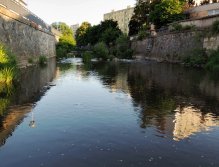 Evening on the "town river". Let's start!