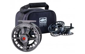 Fly Reel Waterworks Lamson Remix 3-Pack Smoke Fly Reel Waterworks Lamson Remix 3 3-Pack Smoke