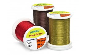 Fly Tying Thread Dohiku 120 Den Fly Tying Thread Dohiku 120 Den Black
