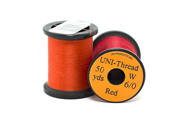 Fly Tying Thread UNI Products 6/0 50 yds Fly Tying Thread UNI Products 6/0 50 yds Red
