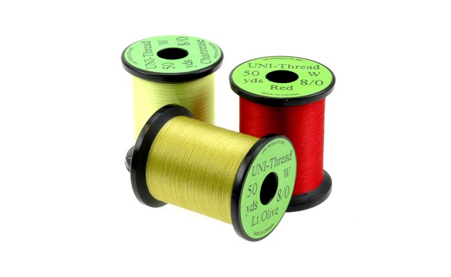 Fly Tying Thread UNI Products 8/0 50 yds Fly Tying Thread UNI Products 8/0 50 yds Red