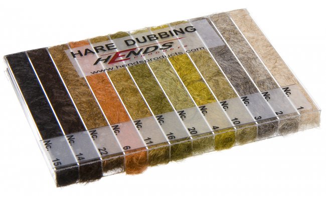 Hare Dubbing Box Hends Mix 12 Colors Hare Dubbing Box Hends Mix 12 Colors