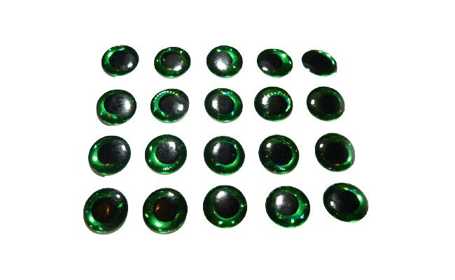 Holographic Eyes 3D Tommi-Fly Green Holographic Eyes 3D Tommi-Fly Green 3 mm