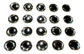 Holographic Eyes 3D Tommi-Fly Silver Holographic Eyes 3D Tommi-Fly Silver 3 mm