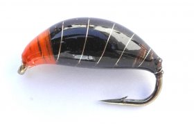 Slovak Super Heavy Nymph Black & Orange Slovak Super Heavy Nymph Black & Orange, Size 8 - 2,6 g