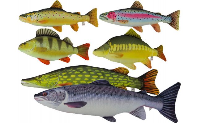 Soft Toy Fish Soft Toy Fish Brown Trout 60 cm