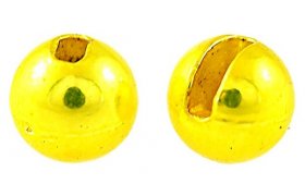 Tungsten Beads Knapek Hooks METALLIC Yellow Tungsten Beads Knapek Hooks METALLIC Yellow 2,0 mm, 10 pcs