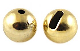 Tungsten Beads Knapek Hooks Slotted K+ Gold Tungsten Beads Knapek Hooks Slotted K+ Gold 2,0 mm, 10 pcs