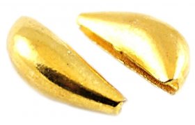 Tungsten Nymphs Weights Knapek Hooks BANANA Gold Tungsten Nymphs Weights Knapek Hooks BANANA Gold S, 10 pcs