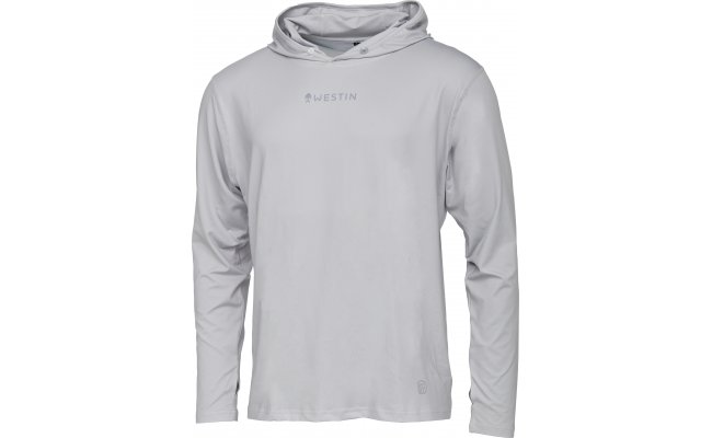 Fishing Hoodie Westin Ledge UPF Mist Grey Fishing Hoodie Westin Ledge UPF Mist Grey S