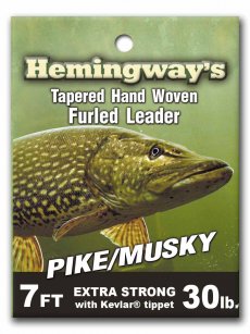 Furled Kevlar Leader Hemingway's Pike Furled Kevlar Leader Hemingway's Pike - 215 cm