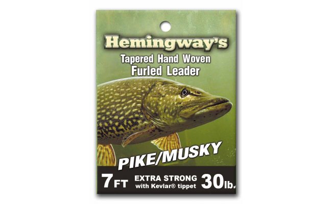 Furled Kevlar Leader Hemingway's Pike Furled Kevlar Leader Hemingway's Pike - 215 cm