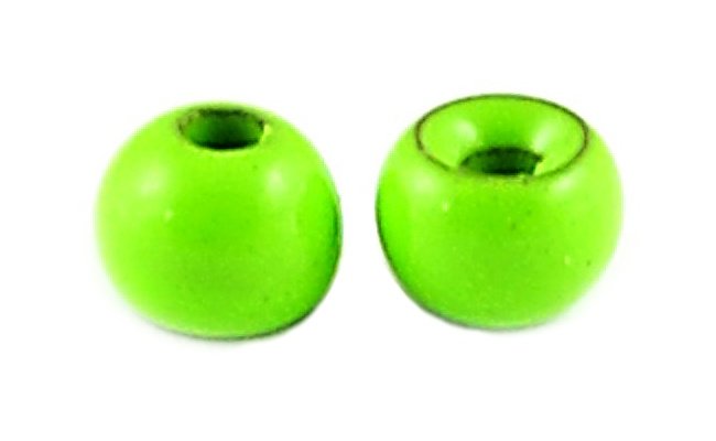 Tungsten Beads Knapek Hooks COLOR Regular Fluo Green Tungsten Beads Knapek Hooks COLOR Regular Fluo Green 2,0 mm, 10 pcs