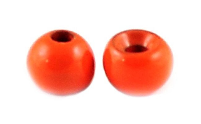Tungsten Beads Knapek Hooks COLOR Regular Fluo Orange Tungsten Beads Knapek Hooks COLOR Regular Fluo Orange 2,0 mm, 10 pcs