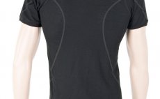 Functional T-Shirt Sensor Merino Active Black - Back Side