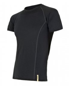 Functional T-Shirt Sensor Merino Active Black