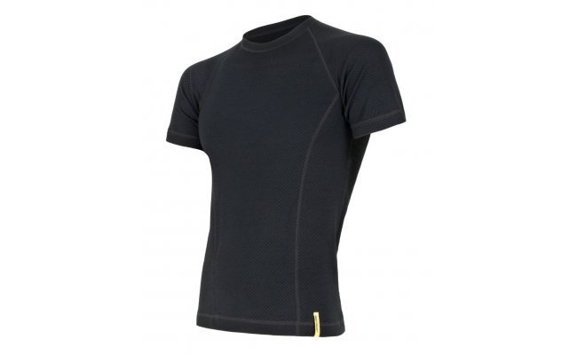 Functional T-Shirt Sensor Merino DF Black Functional T-Shirt Sensor Merino DF Black, S