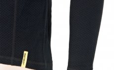 Functional LS Shirt Zipper Sensor Merino DF Black - Material