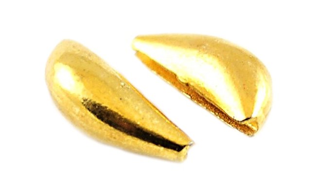 Tungsten Nymphs Weights Knapek Hooks BANANA Gold Tungsten Nymphs Weights Knapek Hooks BANANA Gold S, 10 pcs