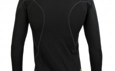 Functional LS Shirt Zipper Sensor Merino DF Black - Back Side