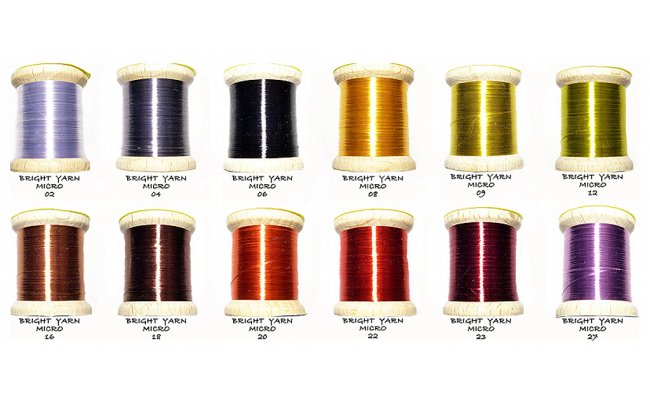 Tying Threads Set Tommi-Fly Micro Bright Yarn 12 Colors Tying Threads Set Tommi-Fly Micro Bright Yarn 12 Colors