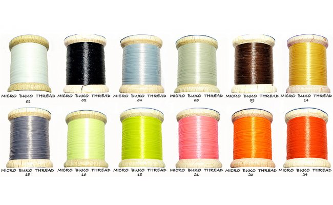 Tying Threads Set Tommi-Fly Micro Buko 12 Colors Tying Threads Set Tommi-Fly Micro Buko 12 Colors