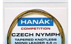 Czech Nymph Tapered Knotless Mono Leader 4,5 m Han�k Competition