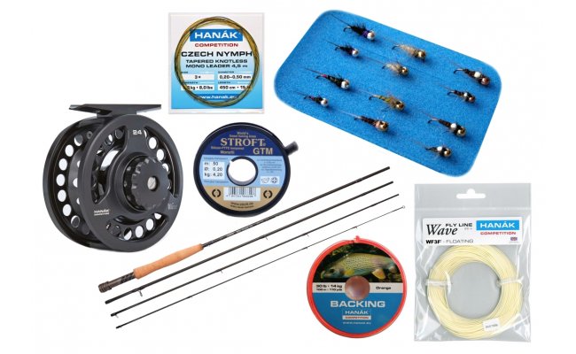 Fly Fishing Set - Han�k Competition Wave Nymph Start Fly Fishing Set - Han�k Competition Wave Nymph Start