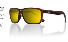 Polarised Glasses Westin W6 Street 150 Mate Brown Stripe High Light