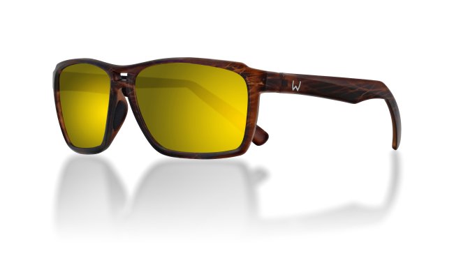 Polarised Glasses Westin W6 Street 150 Mate Brown Stripe High Light Polarised Glasses Westin W6 Street 150 Mate Brown Stripe High Light LB Brown LM Yellow AR Green