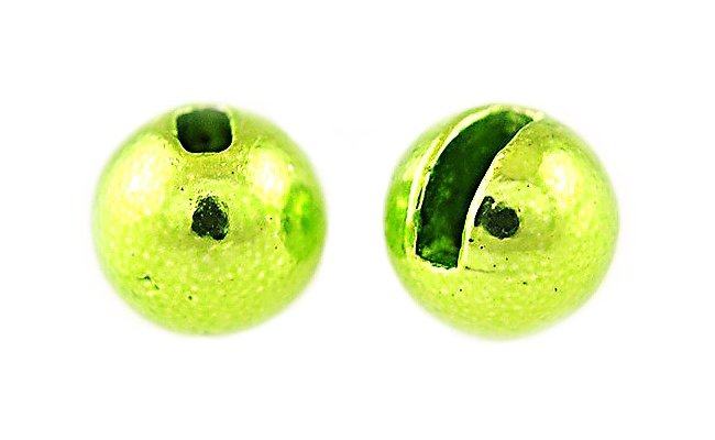 Tungsten Beads Knapek Hooks METALLIC Chartreuse Tungsten Beads Knapek Hooks METALLIC Chartreuse 2,0 mm, 10 pcs